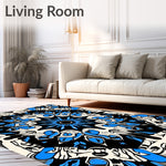 Celestial Skull and Moth Interlocking with Accents(Black) - ODIKA