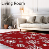 Joyful Winter Wonderland Seasonal Embellishment Adornment(Red)