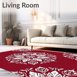 Snowflake Holiday with Intricate Design(Red)