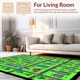 City Themed Green Educational Playroom(Blue)