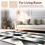 Geometric Black White Intricate Starburst Design(Black)