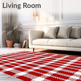 Yuletide Gingham Farmhouse Celebration(Red)