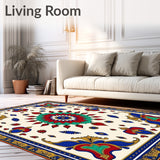 Boho Paisley Mosaic Luxurious Eclectic Jewel(Red)