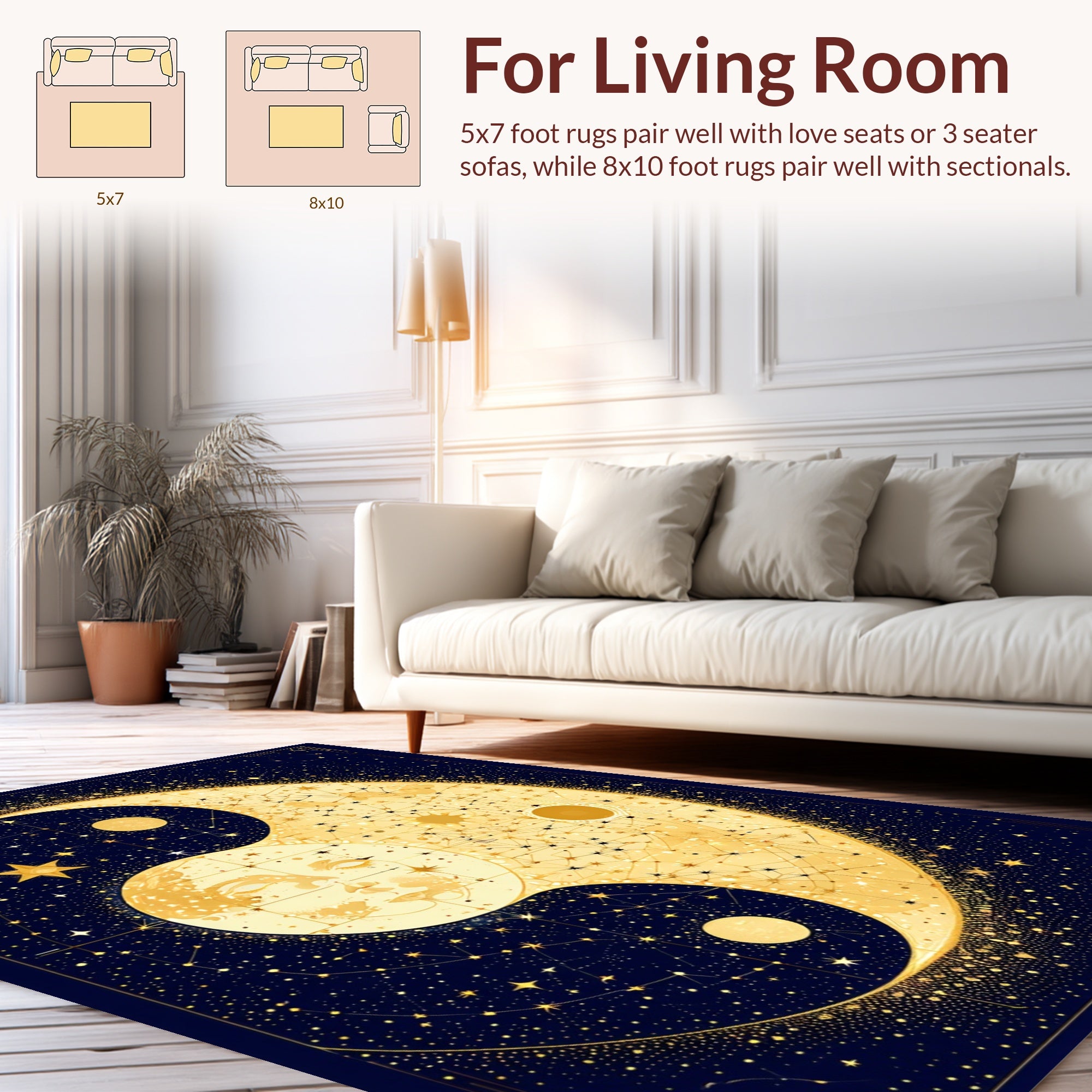 Starry Night Yin Yang(Gold) - ODIKA