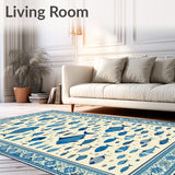 Aqua Marine Bright Colors Fish Beige Area Sea Life(Beige)