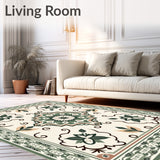 Heritage Mosaic Interwoven Lattice Scroll Pastoral Symphony(Green)