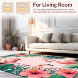 Artistic Flamingo and Leaf Ensemble(Pink)