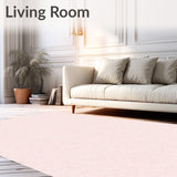 Elegant Heathered Transitional Modern Contemporary(Pink)