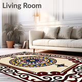 Artisan Mosaic Medallion Design(Beige)