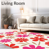 Abstract Blossom Contemporary Artisan (Red)