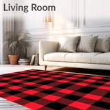 Buffalo Checkered Farmhouse Vintage Autumn Harvest(Red)