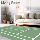Tennis Court Grid Lines Design(Green)