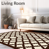 Stria Texture Lattice Basketweave Heritage Collection(Brown)