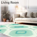 Abstract Brushstroke Fade Resistant Artistic Decoration(Green)