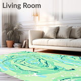 Celestial Dreamscape Swirl Tapestry(Green)