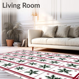 Plaid and Snowflake with Vintage Holiday Charm(Red)