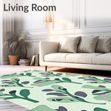 Abstract Moss Garden Zen with Meditation Stone(Green)