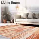 Hand Woven Area Terracotta & Beige(Orange)