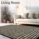 Checkered Diamond Patio(Black)