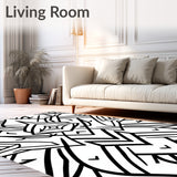 Chevron Design Low Profile with Bottom(Black)