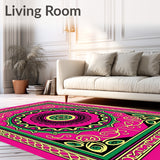 Elegant Pinwheel Medallion Decorative Accent(Pink)