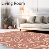 Mesmerizing Vortex Twirl Luxurious Decorative (Beige)