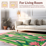 Vibrant Earthy Toned Floral Geometry(Green)