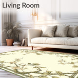 Garden Vine Area Sage Beige Elaborate Botanical(Beige)