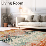 Eclectic Geometric with Boho Layers and Subtle Botanical Details(Orange)