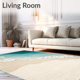 Seashore Inspired Throw Beach Scenery(Beige)