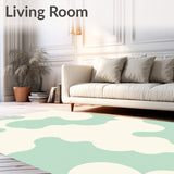 Cloud Formation Abstract Expressionist Style(Mint Green)
