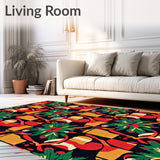 Traditional Fir Branch Hearth Decorative(Black)