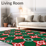 Joyful Nordic Yuletide Celebration Decorative Flooring(Green)