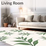 Abstract Botanical Motifs with Distressed Finish (Green)