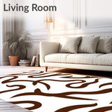 Abstract Wave with Contemporary Flair(Brown)