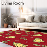 Joyful Season Greeting Bow Shaped Embellishment(Red)