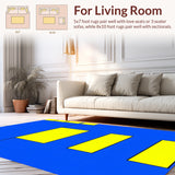 Lively Patterned Playful Visual Appeal(Blue)