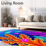 Starfish Coral Reef Underwater Design(Blue)