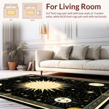 Ethereal Sun Moon Tapestry Aesthetic(Black)