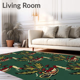 Elegant Yuletide Botanical Evergreen Arrangement(Green)