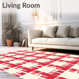 Gingham Cottage Checkerboard Classic Country(Red)