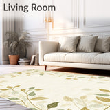 Tropical Leaf Area Natural Botanical Beige(Beige)