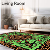 Macabre Fantasy Pumpkin Queen Dancing Swirl(Green)