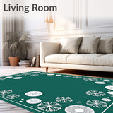 Enchanted Winter Ocean Treasures Design with Sparkling Details(Green)