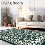 Artisan Boho Maze with Ornate Filigree Motif (Green)