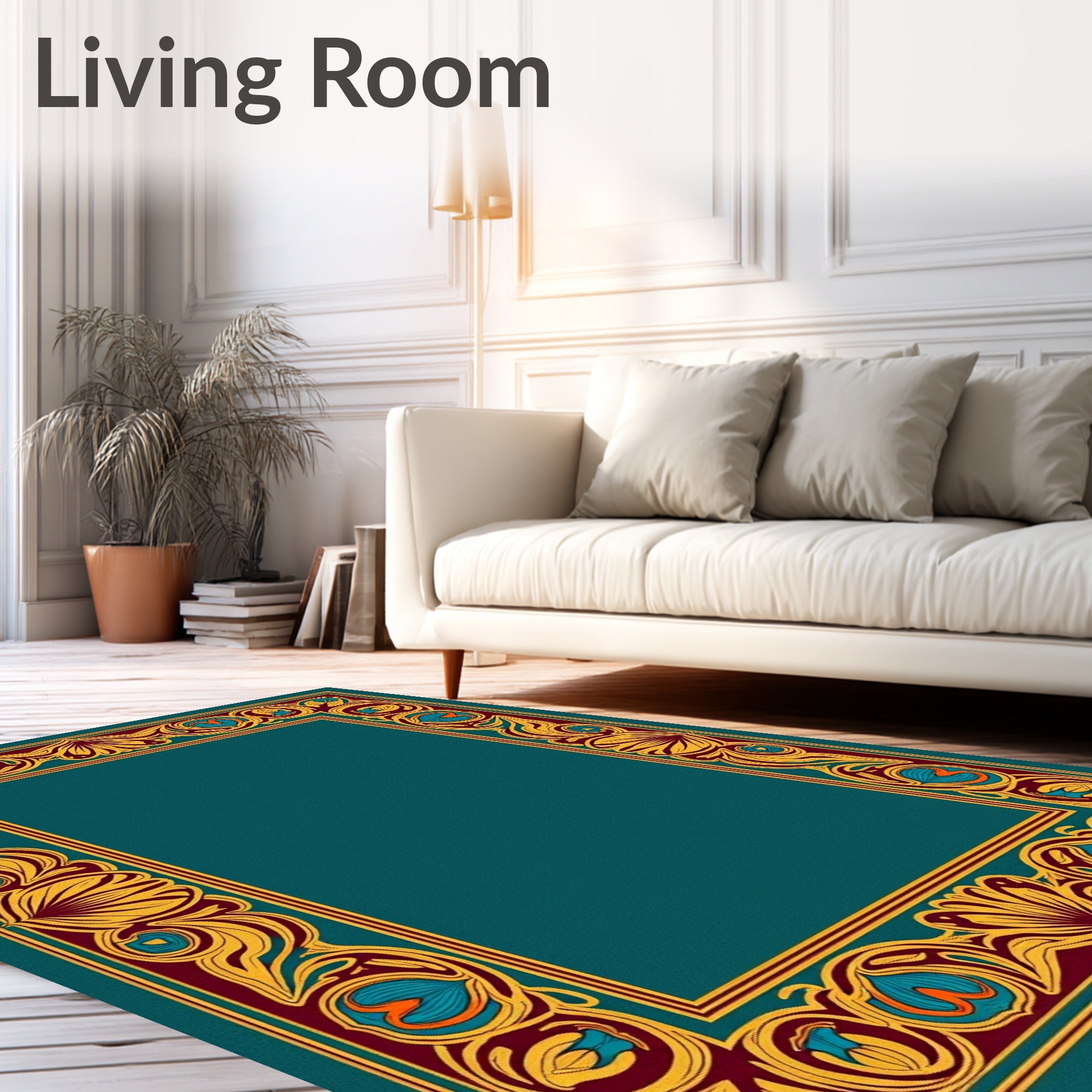 Plumage Tropical Garden Luxurious Artistic Treasure (Gold) - ODIKA