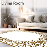 Magnificent Scrollwork Heirloom Palatial Stunning Artisanal (Gold)