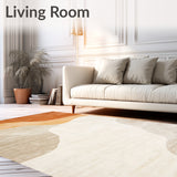 Woven Area Earthy Tones Abstract(Beige)