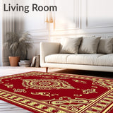 Paisley Swirl Eclectic Bohemian(Red)