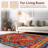 Bold Multicolored Design(Red)